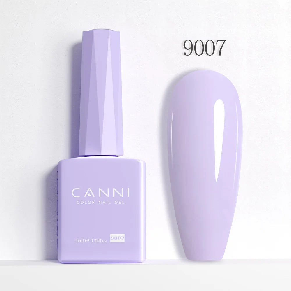 Canni Nail Gel Polish Jelly Nude Color HEMA FREE 9ml Transparent Semi Permanent Natural Nude Collection French Nail Gel Lacquer