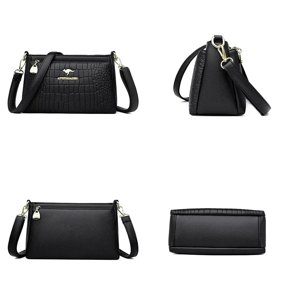 Luxury Designer Ladies Handbags High Quality Leather Shoulder Bags for Women 2025 Female Crossbody Bag Purses and Handbags Sac