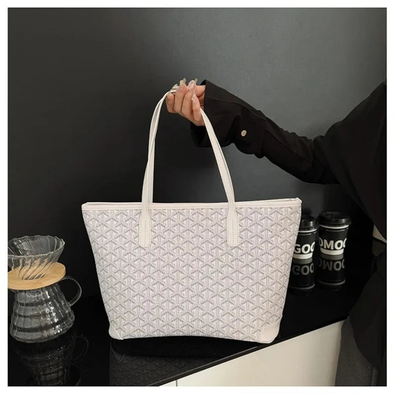 Designer Minimalist Multi-Pocket Large Capacity Tote & Diaper Bag
