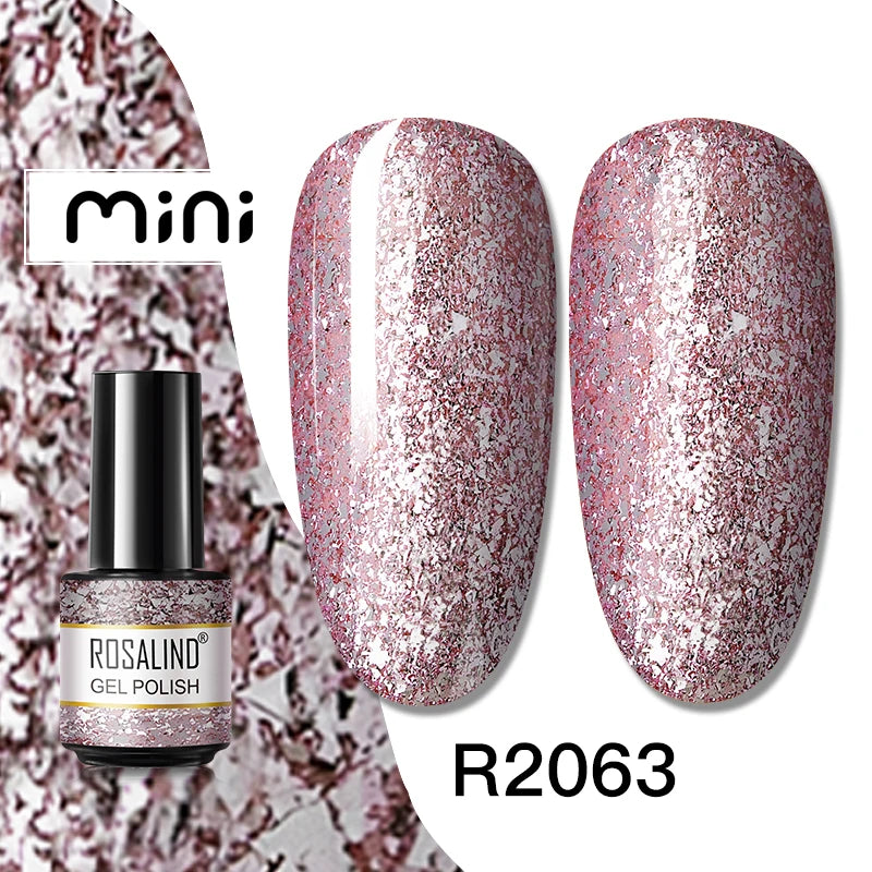 ROSALIND Nail Gel Polish Semipermanent UV Led Esmalte For Nail Art Varnish Hybrid Top Coat Regular Polish Gel Nail Accessories