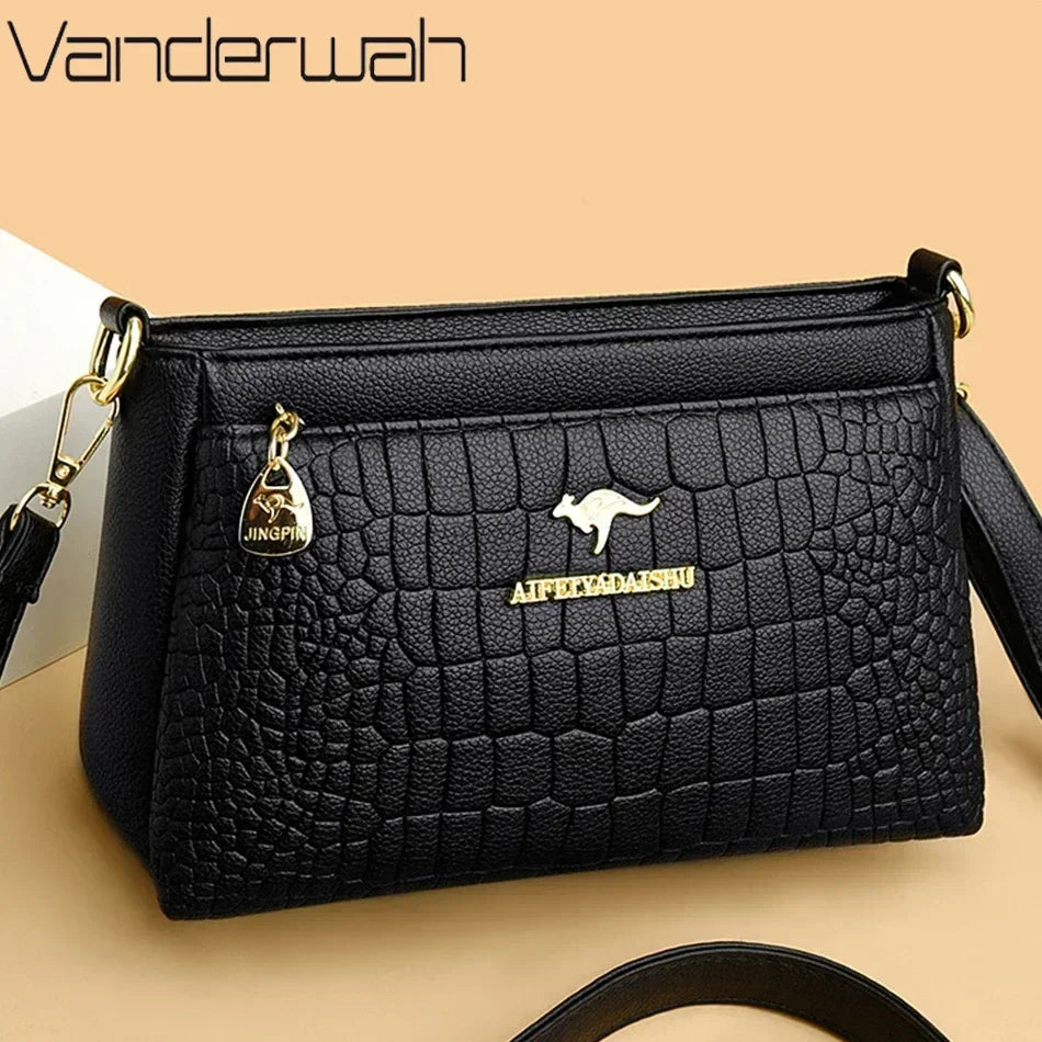 Luxury Designer Ladies Handbags High Quality Leather Shoulder Bags for Women 2025 Female Crossbody Bag Purses and Handbags Sac