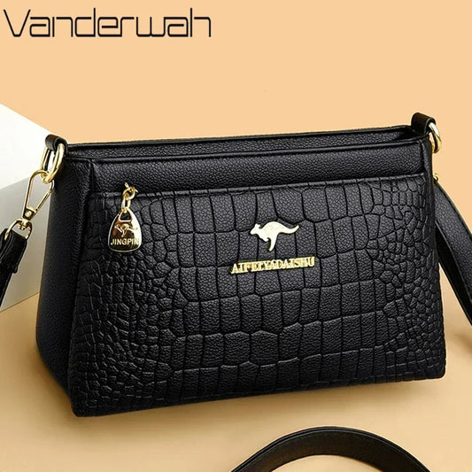 Luxury Designer Ladies Handbags High Quality Leather Shoulder Bags for Women 2025 Female Crossbody Bag Purses and Handbags Sac
