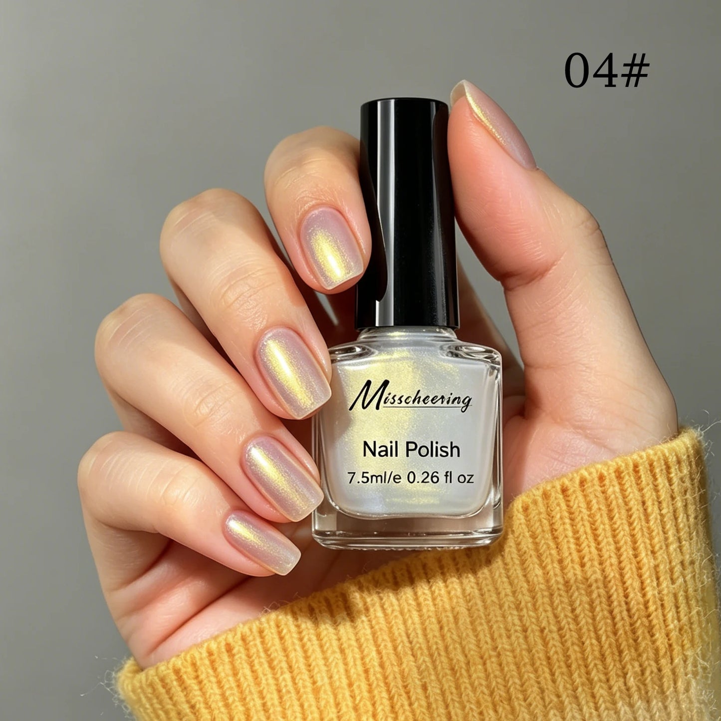 Misscheering 7.5ml Pearlescent Water-Based Nail Polish