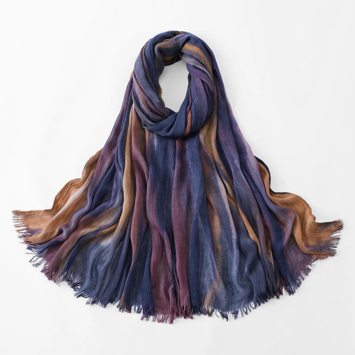 Ombre Tie-Dye Modal Rayon Muslim Hijab Scarf