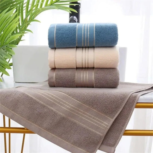 Highly Absorbent Towel Cooling. Bath Towels Bathroom Accessories Serviette Thick Cotton Towel Suitable for Adults and Children