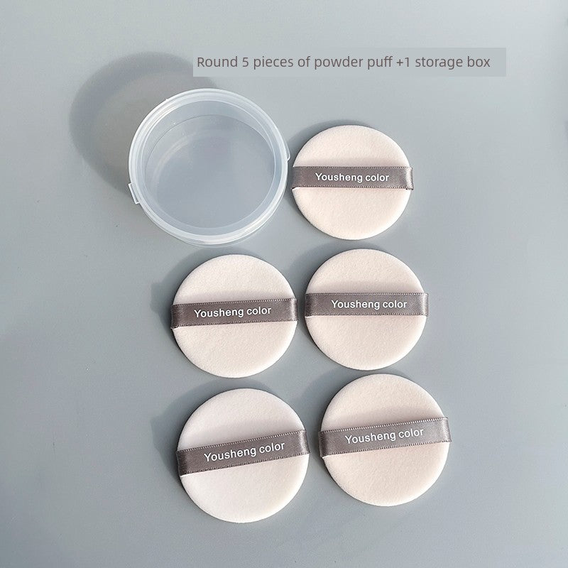 [Upgraded] Yousheng Color Double-Sided Flocking Powder Puff Delicate Comfortable Setting Powder Kiko Powder Makeup Special Puff