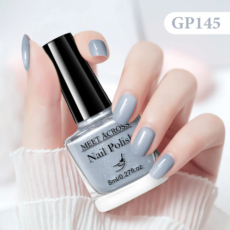 MEET ACROSS 8ml Peel-Off Water-Based Nail Polish