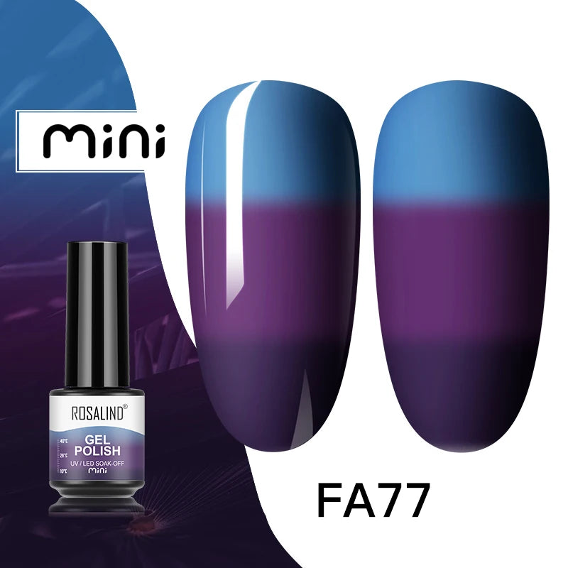 ROSALIND Nail Gel Polish Semipermanent UV Led Esmalte For Nail Art Varnish Hybrid Top Coat Regular Polish Gel Nail Accessories