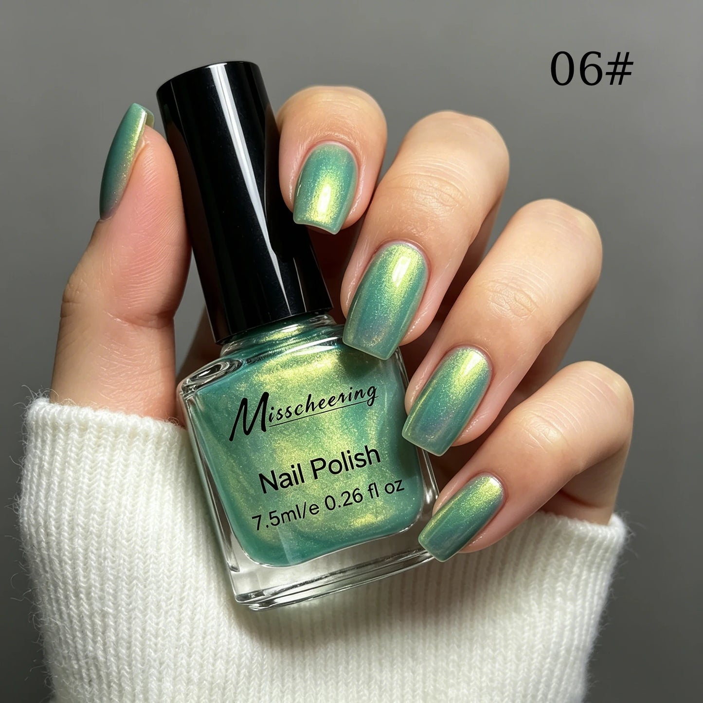 Misscheering 7.5ml Pearlescent Water-Based Nail Polish