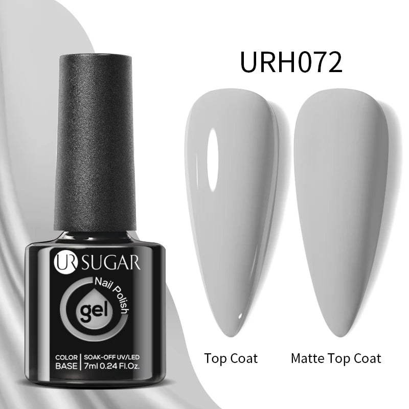 UR SUGAR 7ml Black Red Wine Glitter Gel Nail Polish Shinning Sequin Semi-permanent Varnish UV LED Gel Nail Art Manicure