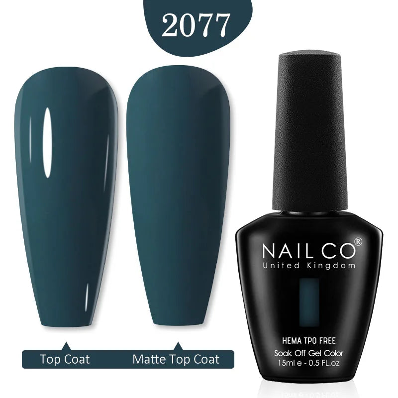 NAILCO Red Colors Series 15ML Nail Gel Polish Nail Supplies Semi Permanent For Nail Art Manicure Soak Off LED UV Hybrid Varnish