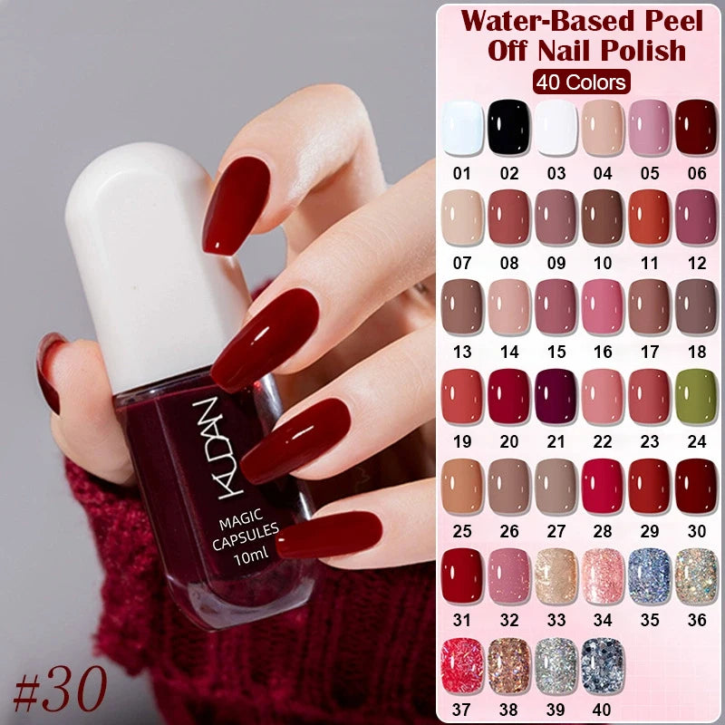 10ml Peel-Off Water-Based Quick-Dry Nail Polish