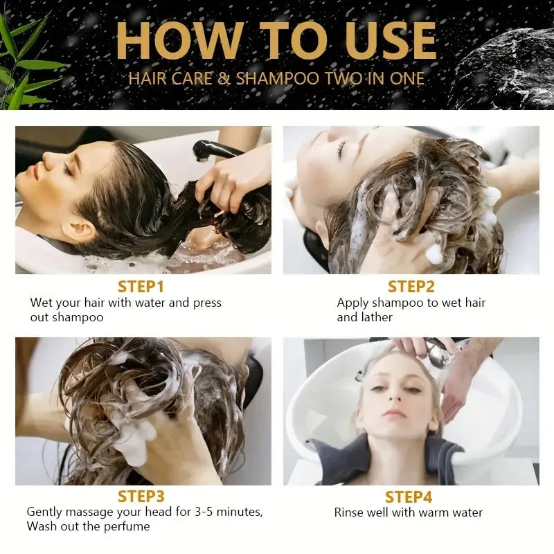 Organic Onion & Rosemary Natural Hair Growth & Volumizing Shampoo