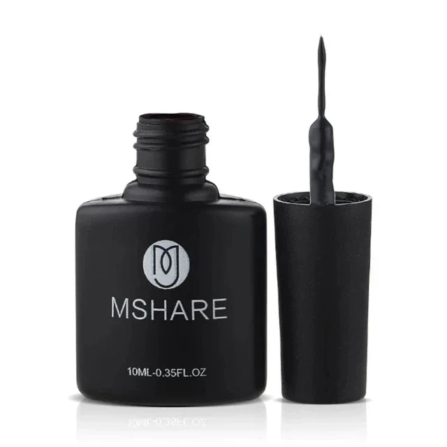 MSHARE Milk Milky White Base Gel Polish Camouflage Color Rubber Base Nail base coat 10ml