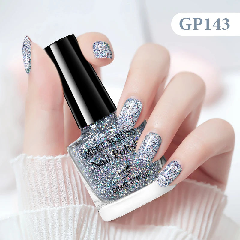 MEET ACROSS 8ml Peel-Off Water-Based Nail Polish