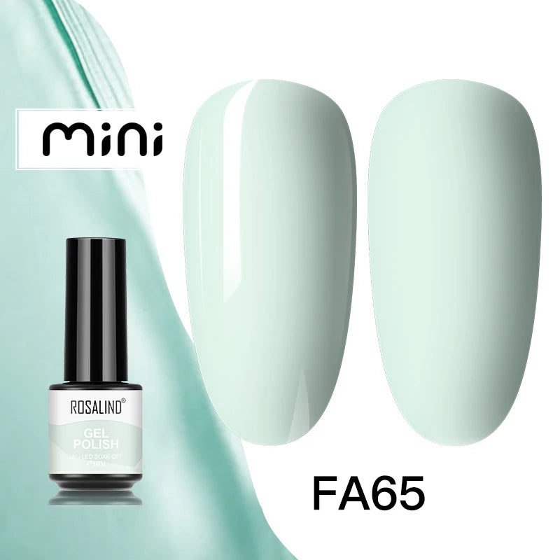 ROSALIND Nail Gel Polish Semipermanent UV Led Esmalte For Nail Art Varnish Hybrid Top Coat Regular Polish Gel Nail Accessories