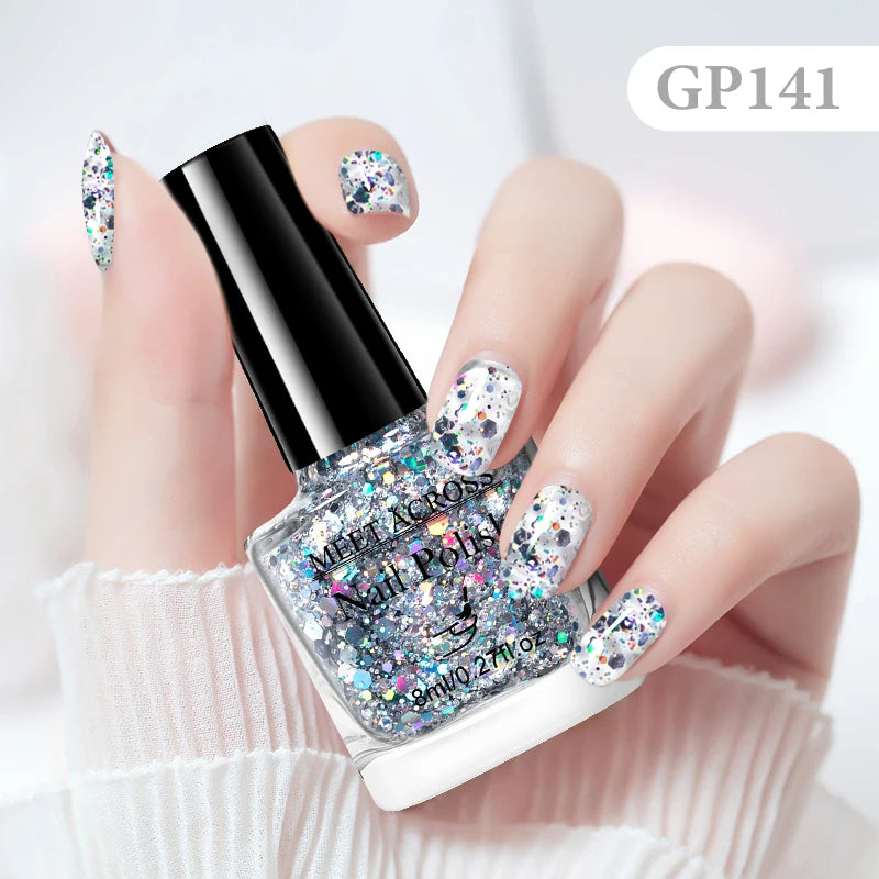 MEET ACROSS 8ml Peel-Off Water-Based Nail Polish