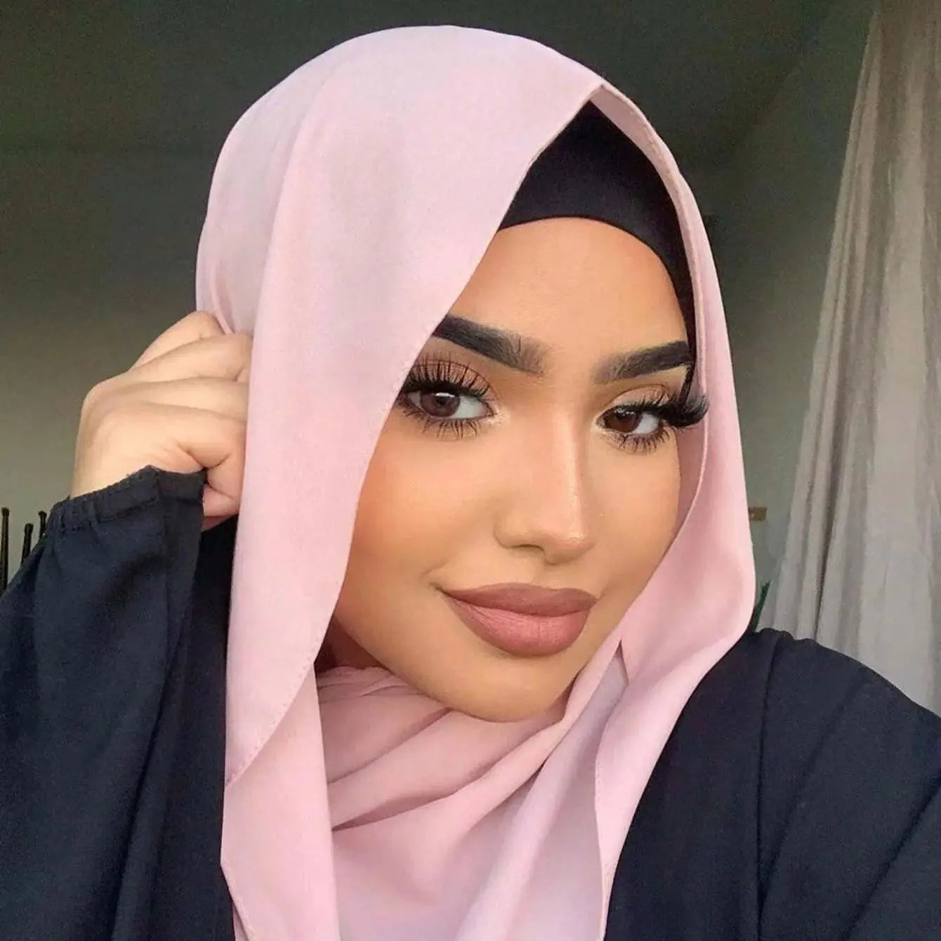 Premium Chiffon Hijab Scarf For Women Turban For Veil Scarves Muslim Hijabs For Woman Shawls For Veils Hijab Accessoires Ramadan