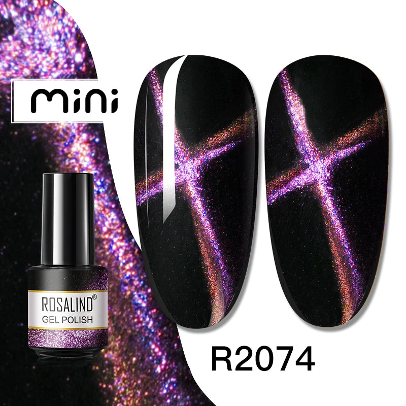 ROSALIND Nail Gel Polish Semipermanent UV Led Esmalte For Nail Art Varnish Hybrid Top Coat Regular Polish Gel Nail Accessories