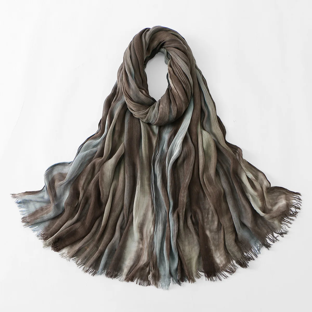 Ombre Tie-Dye Modal Rayon Muslim Hijab Scarf