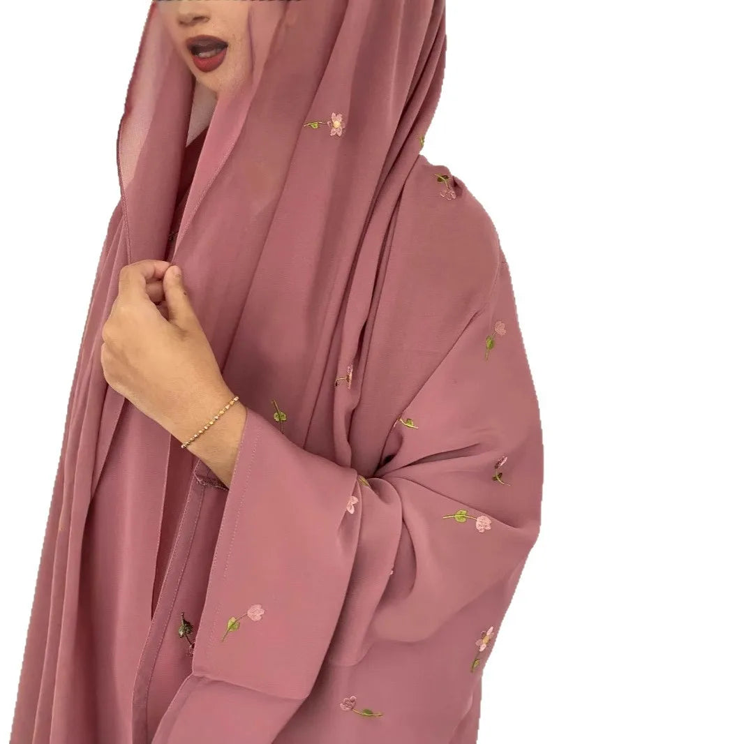 Eid Women Dress Abaya Hijab Muslim Jalabiya Ramadan Embroidery Vestidos Islam Party Dresses Long Robe Morocco Dubai Kaftan