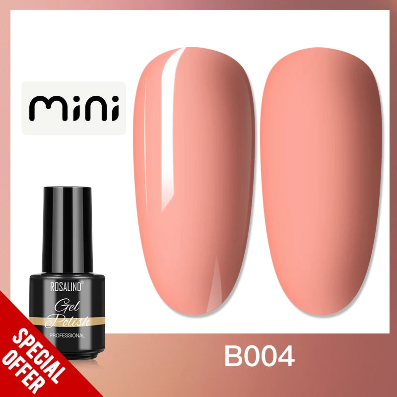 ROSALIND Nail Gel Polish Semipermanent UV Led Esmalte For Nail Art Varnish Hybrid Top Coat Regular Polish Gel Nail Accessories