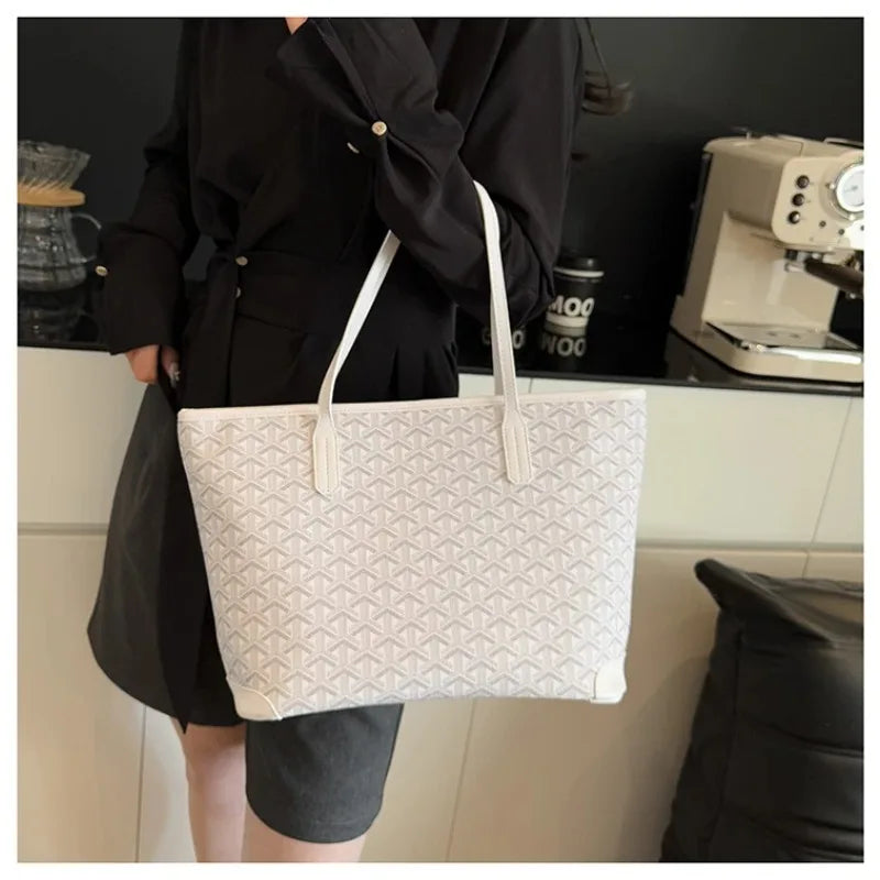 Designer Minimalist Multi-Pocket Large Capacity Tote & Diaper Bag