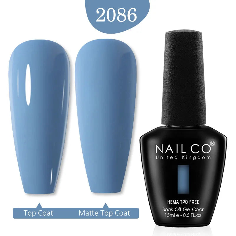 NAILCO Red Colors Series 15ML Nail Gel Polish Nail Supplies Semi Permanent For Nail Art Manicure Soak Off LED UV Hybrid Varnish
