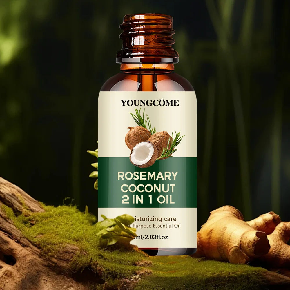 Organic Rosemary & Coconut Hair Growth & Scalp Nourishment Oil
