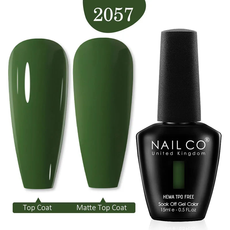 NAILCO Red Colors Series 15ML Nail Gel Polish Nail Supplies Semi Permanent For Nail Art Manicure Soak Off LED UV Hybrid Varnish