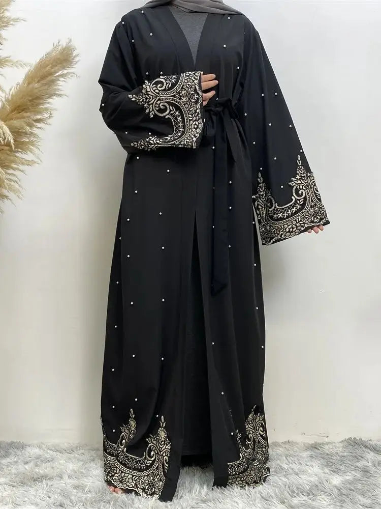 Kaftan Abaya Dubai Kimono Cardigan Muslim Hijab Dress Abayas For Women Robe Femme Caftan Marocain Qatar Islam Clothing