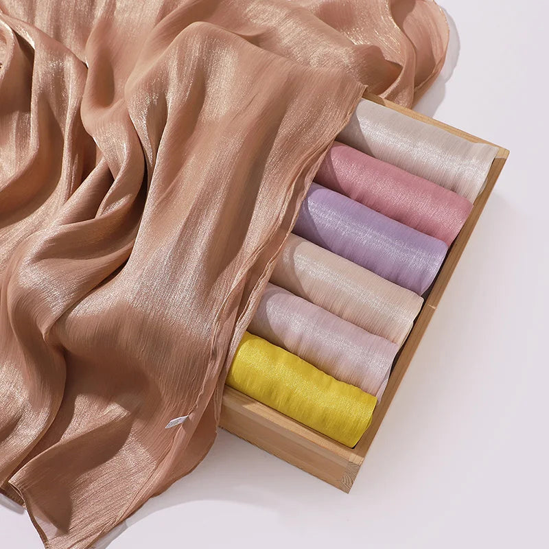 Premium Chiffon Hijabs For Woman Soft Long Turban Veil Scarves Muslim Hijab Shawls Islam Women Head Wraps Accessoires Ramadan