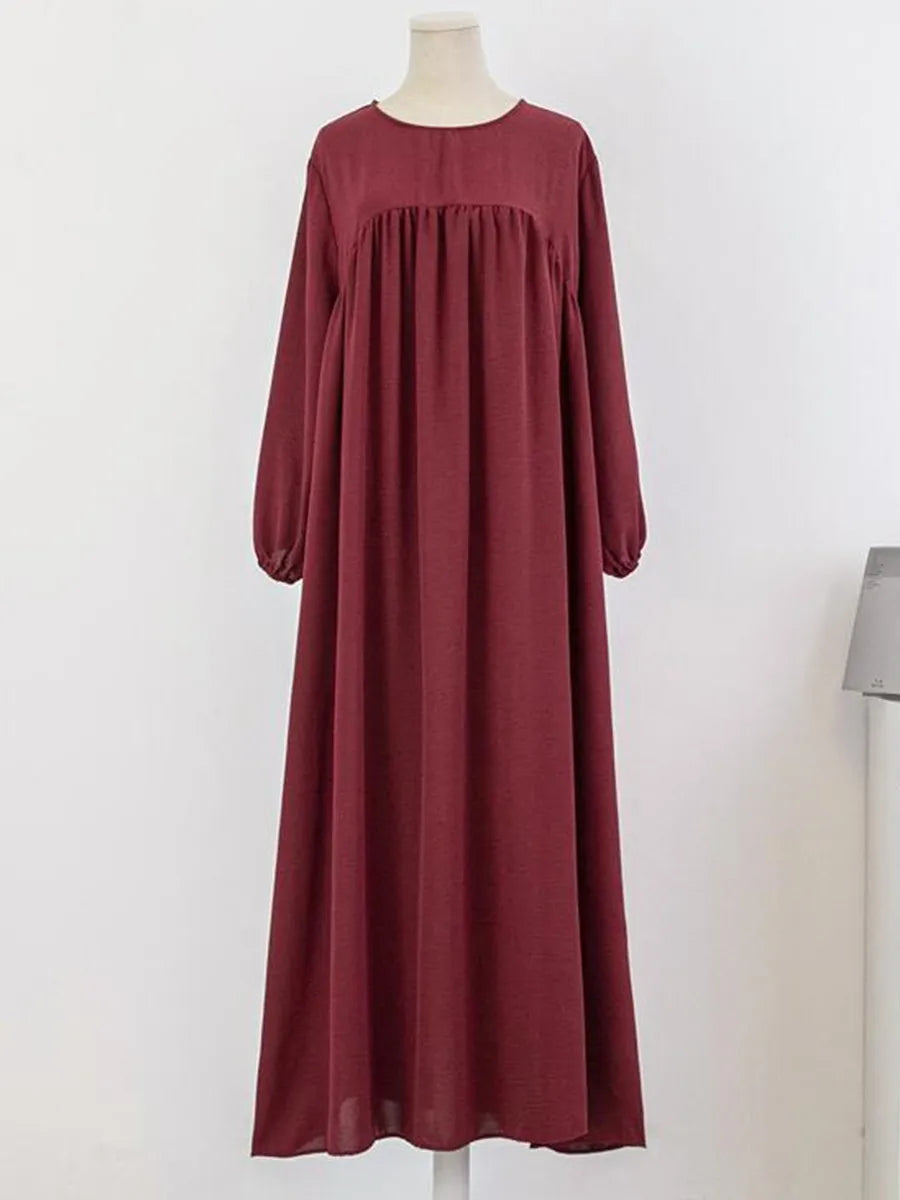 Muslim Women Dubai Abaya Luxury Kebaya Solid Color Long Dress Modest Ramadan Robe Kaftan Femme Musulmane African Islam Clothing