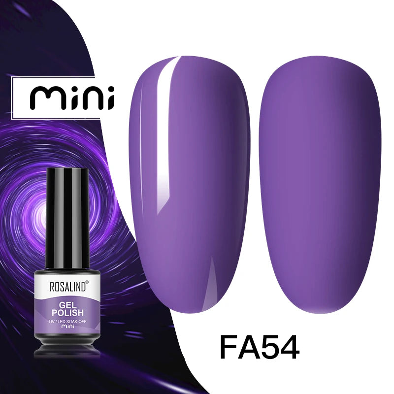 ROSALIND Nail Gel Polish Semipermanent UV Led Esmalte For Nail Art Varnish Hybrid Top Coat Regular Polish Gel Nail Accessories