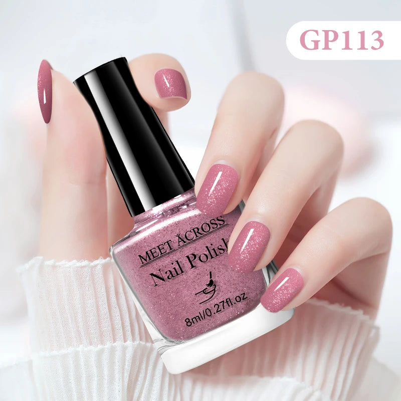 MEET ACROSS 8ml Peel-Off Water-Based Nail Polish