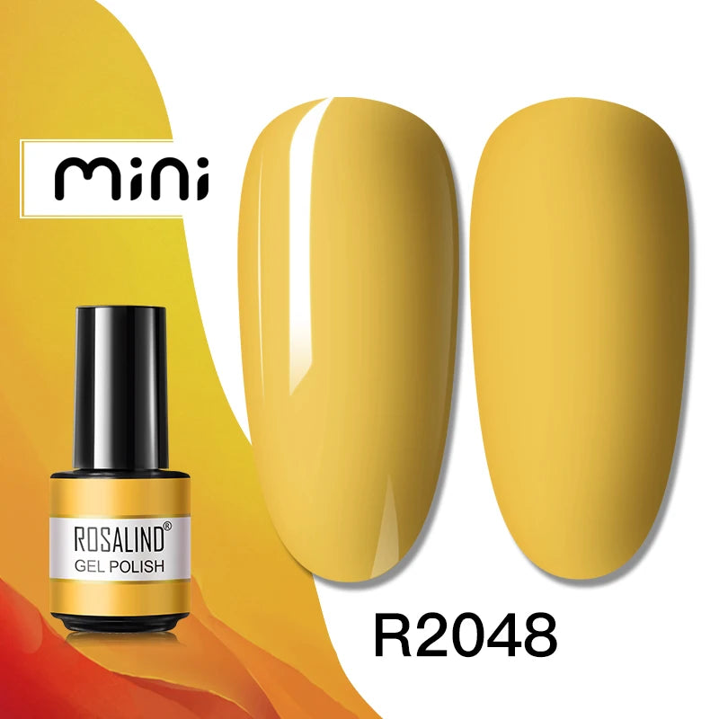 ROSALIND Nail Gel Polish Semipermanent UV Led Esmalte For Nail Art Varnish Hybrid Top Coat Regular Polish Gel Nail Accessories