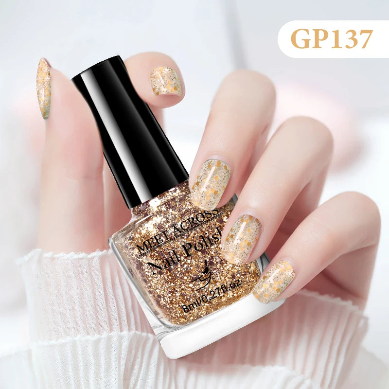 MEET ACROSS 8ml Peel-Off Water-Based Nail Polish