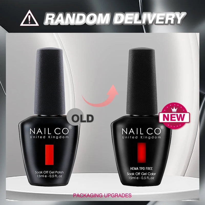 NAILCO Red Colors Series 15ML Nail Gel Polish Nail Supplies Semi Permanent For Nail Art Manicure Soak Off LED UV Hybrid Varnish