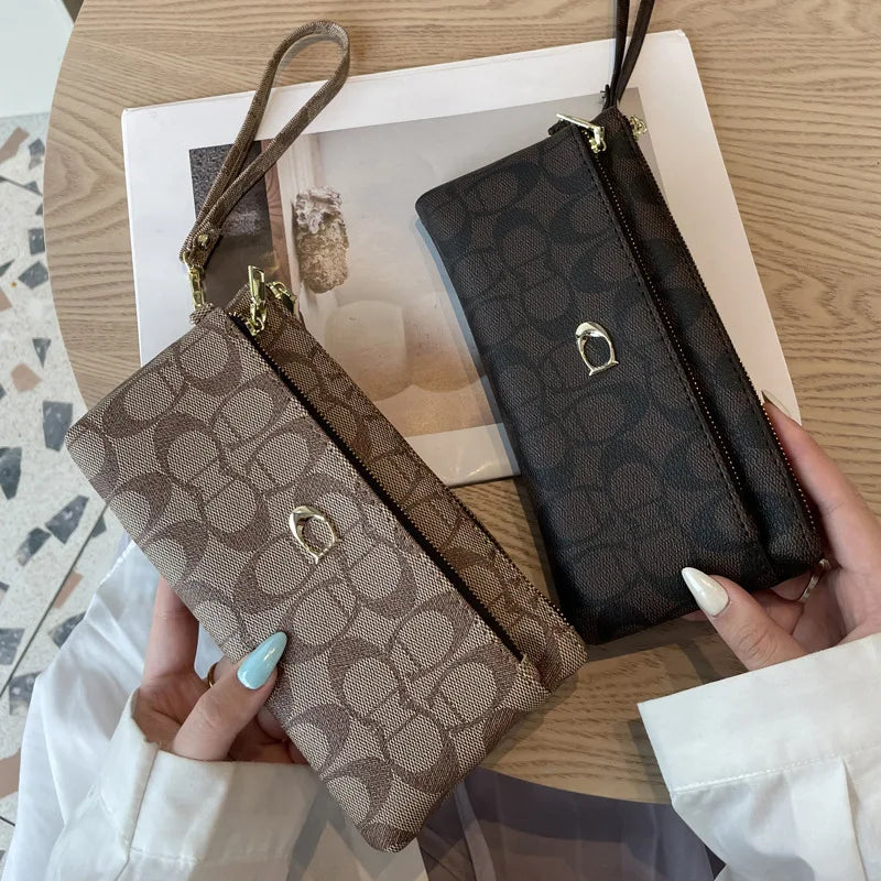 Unisex Long Zipper Wallet & Multi-Card Slot Clutch Purse