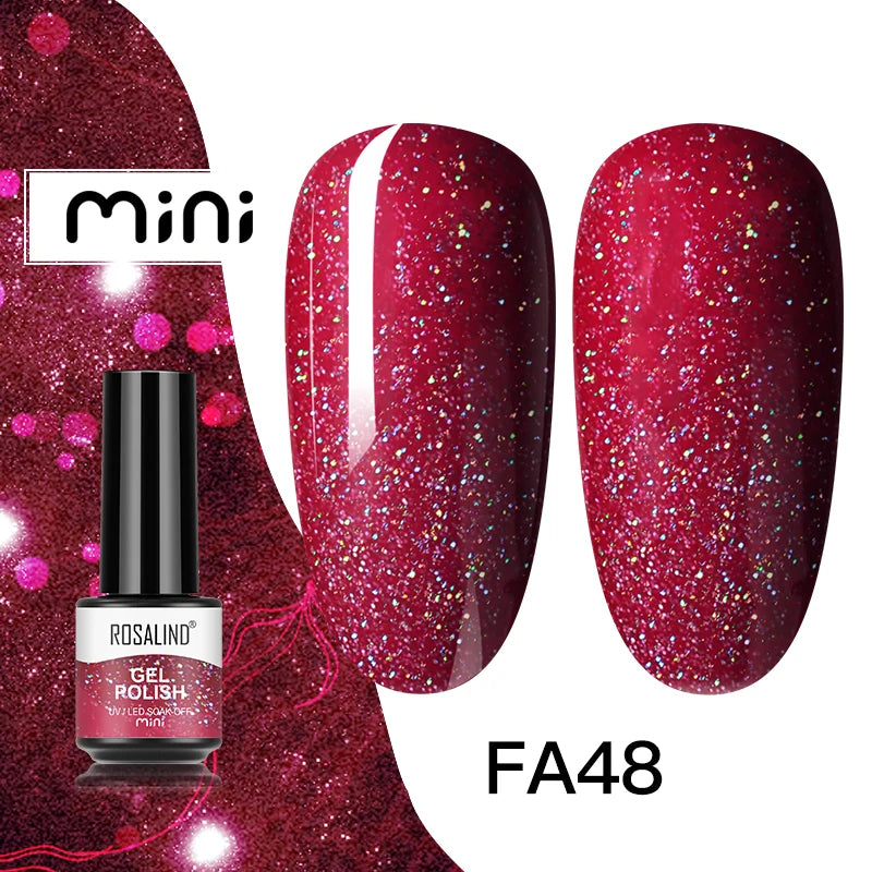 ROSALIND Nail Gel Polish Semipermanent UV Led Esmalte For Nail Art Varnish Hybrid Top Coat Regular Polish Gel Nail Accessories