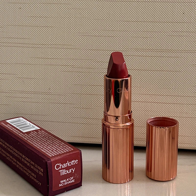Luxury Diamond Metal Glitter Rotary Lipstick Waterproof Durable Matte Powder Beauty Blush Wand Natural Color Advanced Cosmetics