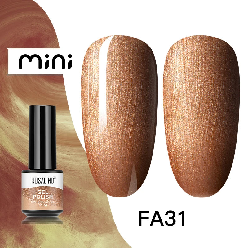 ROSALIND Nail Gel Polish Semipermanent UV Led Esmalte For Nail Art Varnish Hybrid Top Coat Regular Polish Gel Nail Accessories