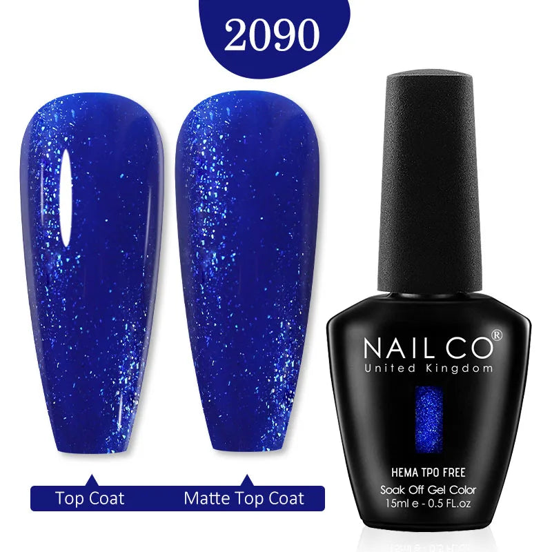 NAILCO Red Colors Series 15ML Nail Gel Polish Nail Supplies Semi Permanent For Nail Art Manicure Soak Off LED UV Hybrid Varnish