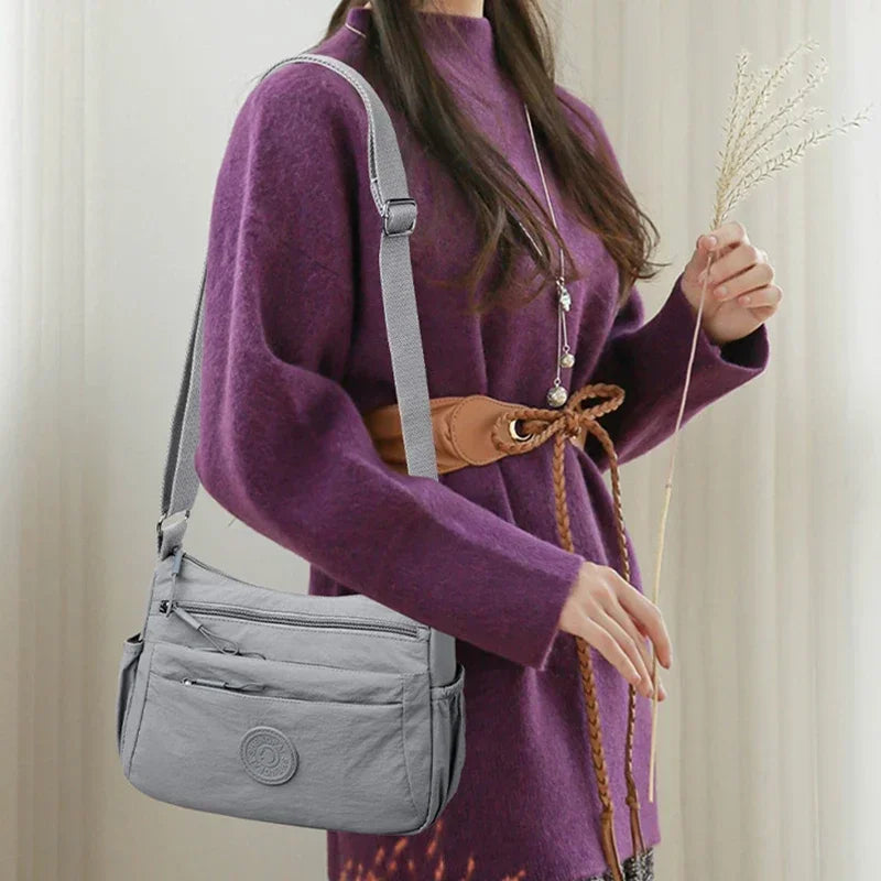 Women's Lightweight Multi-Pocket Casual Crossbody & Shoulder Bag