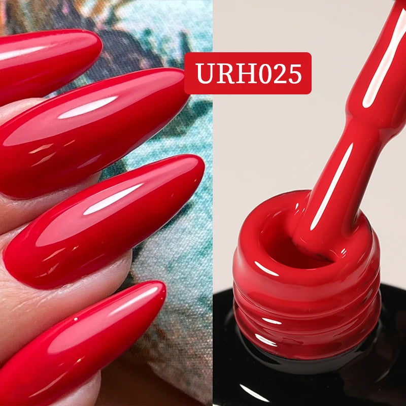 UR SUGAR 7ml Black Red Wine Glitter Gel Nail Polish Shinning Sequin Semi-permanent Varnish UV LED Gel Nail Art Manicure