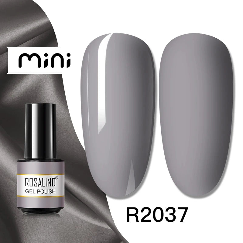ROSALIND Nail Gel Polish Semipermanent UV Led Esmalte For Nail Art Varnish Hybrid Top Coat Regular Polish Gel Nail Accessories