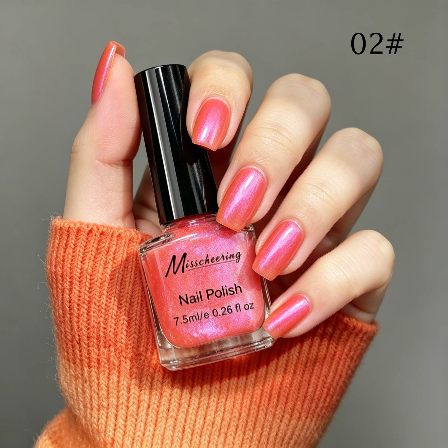 Misscheering 7.5ml Pearlescent Water-Based Nail Polish