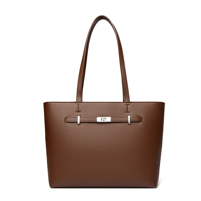 Elegant Leather Shoulder Bag For Women, Crossbody Messenger Handbags Timeless Design By Famous Luxury Brand