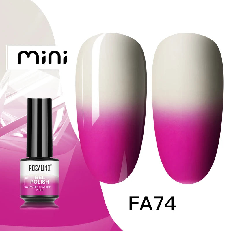 ROSALIND Nail Gel Polish Semipermanent UV Led Esmalte For Nail Art Varnish Hybrid Top Coat Regular Polish Gel Nail Accessories