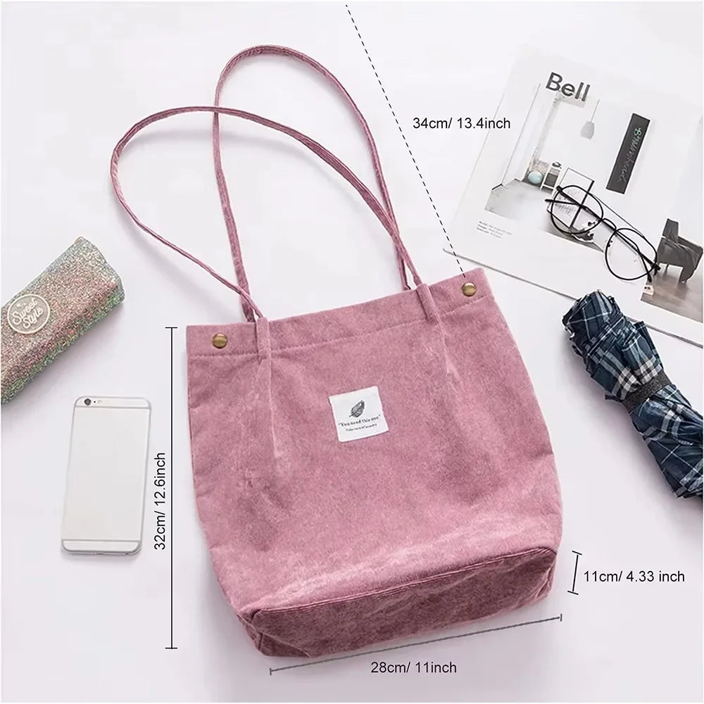 Bags for Women Shoulder Shopping Pack Reusable Casual School Style Handbags Grocery Eco Organizer Shopper Tote Bag 2025